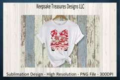 Happy Valentine's Day, Love Gnome PNG, Sublimation Design Product Image 3