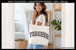 Back To School Teacher Png, Retro School Shirt Design Product Image 2