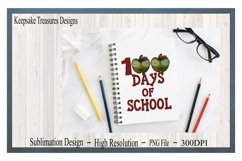 100 Days Of School, Hand Drawn, Sublimation Design, PNG Product Image 5