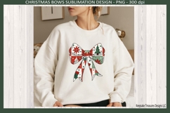 Christmas Icon Bows Quilting Patchwork Png Printable Product Image 1