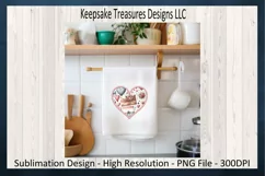 Heart Stitch Faux Embroidery Valentines Day PNG Sublimation Product Image 3