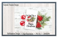 We Woof You a Merry Christmas, Dog, Sublimation PNG Product Image 4