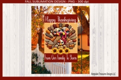 Happy Thanksgiving From Our House To Yours Garden Flag Png Product Image 1