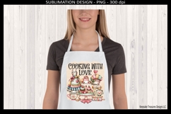 Cooking With Love Sublimation Png, Kitchen Decor Design Product Image 4