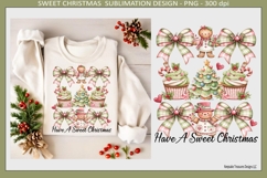 Have A Sweet Christmas Sublimation Png Design, T-Shirt, Mugs Product Image 5