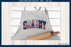 Granny Patriotic Patchwork Names, 4th of July Sublimation Product Image 2