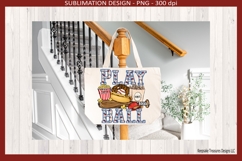 Play Ball Baseball Sublimation PNG Kids &amp; Mom Baseball Shirt Product Image 3