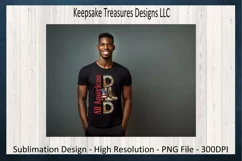 Vintage All American Dad Sublimation PNG|T-Shirt Design Product Image 4