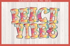 Tropical Summer Sunrise Alphabet, Beach Watercolor Letters Product Image 3