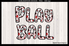 Star Faux Embroidery Alpha, Sublimation Png Printable Product Image 3