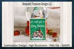 We Wish You a Merry Christmas Sublimation PNG Printable Product Image 3