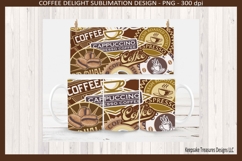 Coffee Express 11oz Coffee Mug Wraps Four Different Designs Product Image 4