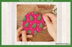 Christmas Tree Cookie 11&amp;15oz Mug Wraps, Coasters Template Product Image 3