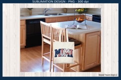 Mimi Patriotic Patchwork Names, Sublimation Png Design Product Image 3