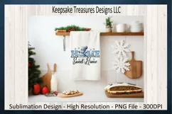 Home Sweet Home, Winter Snowman, Sublimation PNG Design Product Image 3