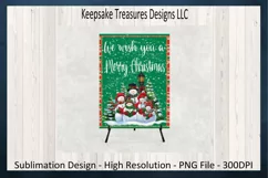 We Wish You a Merry Christmas Sublimation PNG Printable Product Image 4