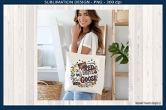 Red White and Goose Whimsical Patriotic Png Sublimation Product Image 3