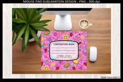 Teacher Composition Book Mouse Pad and Coasters, Sublimation Product Image 3