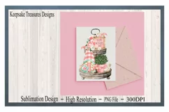 Happy Mother's Day, Gnome Tired Tray, PNG, Sublimation Product Image 3