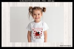 Be My Little Love Bug, Valentine Sublimation T-Shirt Design Product Image 2