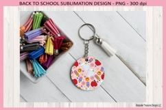 Back To School Retro 20oz Straight Tumbler Wrap, Coaster Png Product Image 3