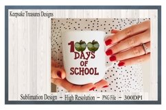 100 Days Of School, Hand Drawn, Sublimation Design, PNG Product Image 4