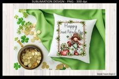 Happy St Patrick’s Day Leprechaun Sublimation PNG, Whimsical Product Image 4