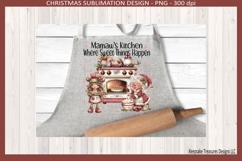 Gigi&#039;s Christmas Kitchen Towels Set 2 Sublimation Png Product Image 4