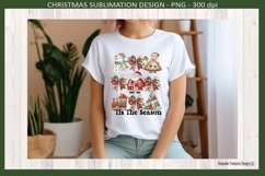 &#039;Tis The Season Christmas Coquette Bows Sublimation Png Product Image 4
