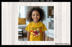Cute Valentine Ladybug, Sublimation Png T-Shirt Design Product Image 3