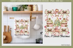 Have A Sweet Christmas Sublimation Png Design, T-Shirt, Mugs Product Image 3