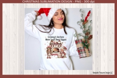 Grandma&#039;s Christmas Kitchen Towels Set 1 Sublimation Png Product Image 5