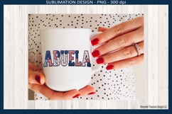 Patriotic Patchwork Names Abuela, 4th of July Sublimation Product Image 3