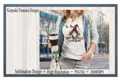 &#039;Tis The Season, #2, Christmas, Gnome, Sublimation PNG Product Image 2