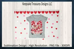 Happy Valentine's Day, Love Gnome PNG, Sublimation Design Product Image 2