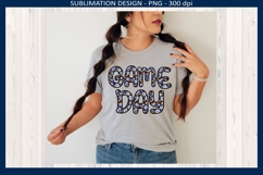 Football Faux Embroidery Sports Team Alpha, Doodle Letters Product Image 3
