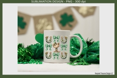 St Patrick’s Day Cute Kitty, Sublimation T-Shirt Png Design Product Image 4