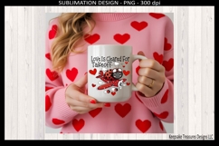 Cute Valentine Ladybug, Sublimation Png T-Shirt Design Product Image 4