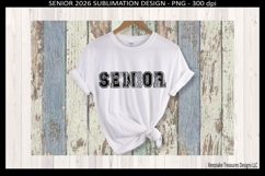 Senior 2026 2027 2028 Sublimation PNG Design Graduation Product Image 2