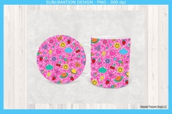 Retro Sticker Icons 11oz Mug Wrap Square and Round Coasters Product Image 4