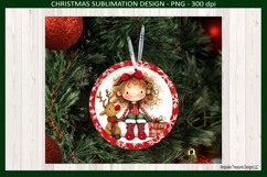 Whimsical Christmas Ornaments #1, Sublimation Png Printable Product Image 3