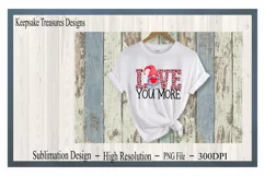 I Love You More Boy Gnome, Sublimation PNG Product Image 2
