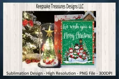 We Wish You a Merry Christmas Sublimation PNG Printable Product Image 5