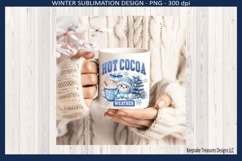 Hot Cocoa Weather, Snowman And All He&#039;s Goodies Png Design Product Image 4