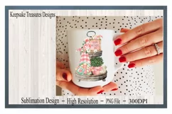 Happy Mother's Day, Gnome Tired Tray, PNG, Sublimation Product Image 4
