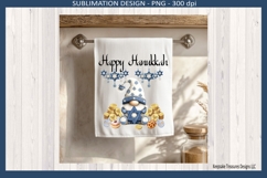 Happy Hanukkah Gnome Sublimation Png Design Product Image 4
