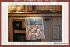 Gigi&#039;s Christmas Kitchen Towels Set 2 Sublimation Png Product Image 2