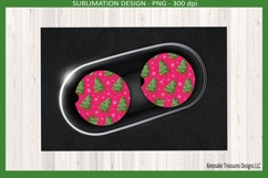 Christmas Tree Cookie 11&amp;15oz Mug Wraps, Coasters Template Product Image 4