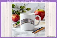 Composition Book Principal Png Retro School Shirt Design Product Image 4