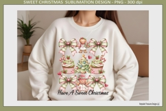 Have A Sweet Christmas Sublimation Png Design, T-Shirt, Mugs Product Image 1